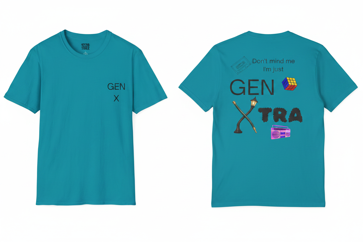 Gen Xtra Tropical Blue Front & Back