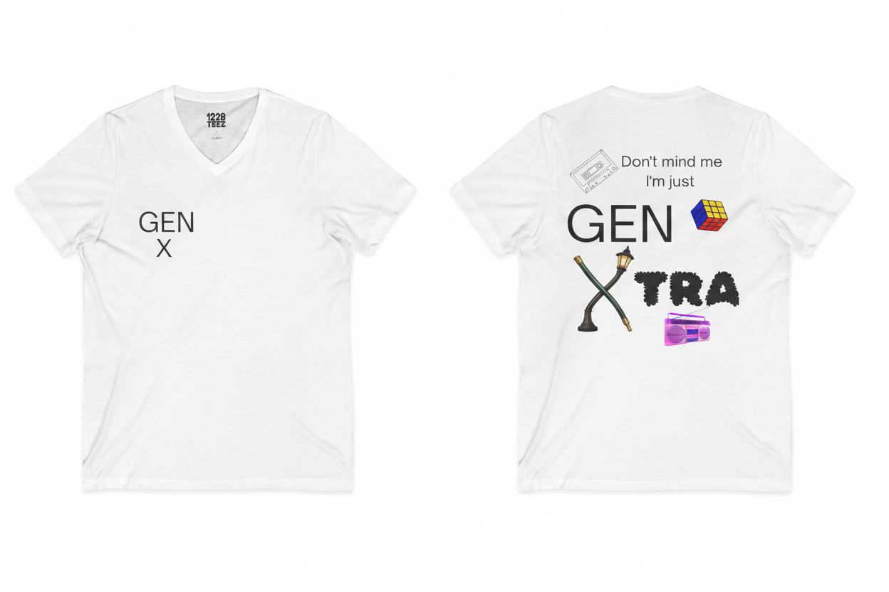 Gen-Xtra White Front & Back