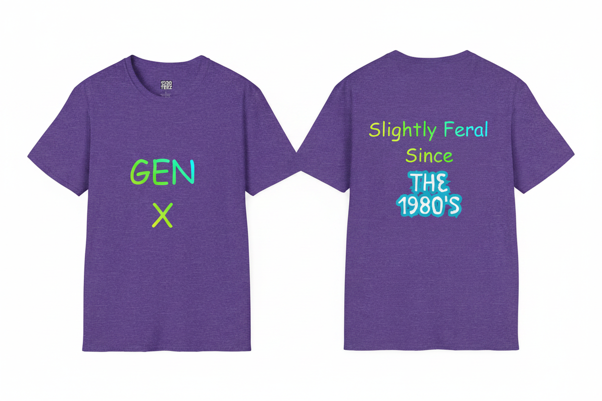 Heather Purple Front & Back